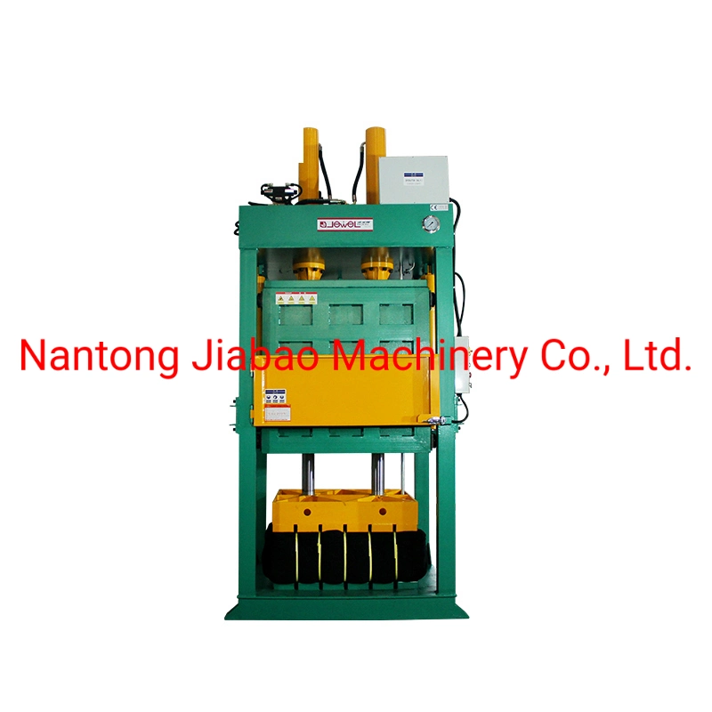 Vertical Hydraulic Textile Baling Press Machine Used Clothing Baler Machine Clothes Bale Machine