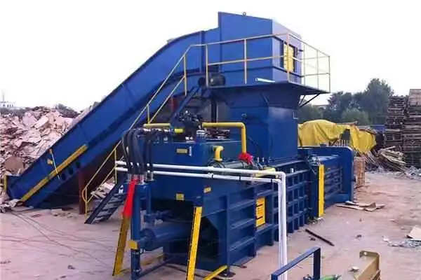 Semi-Automatic Horizontal Hydraulic Paperboard Baler