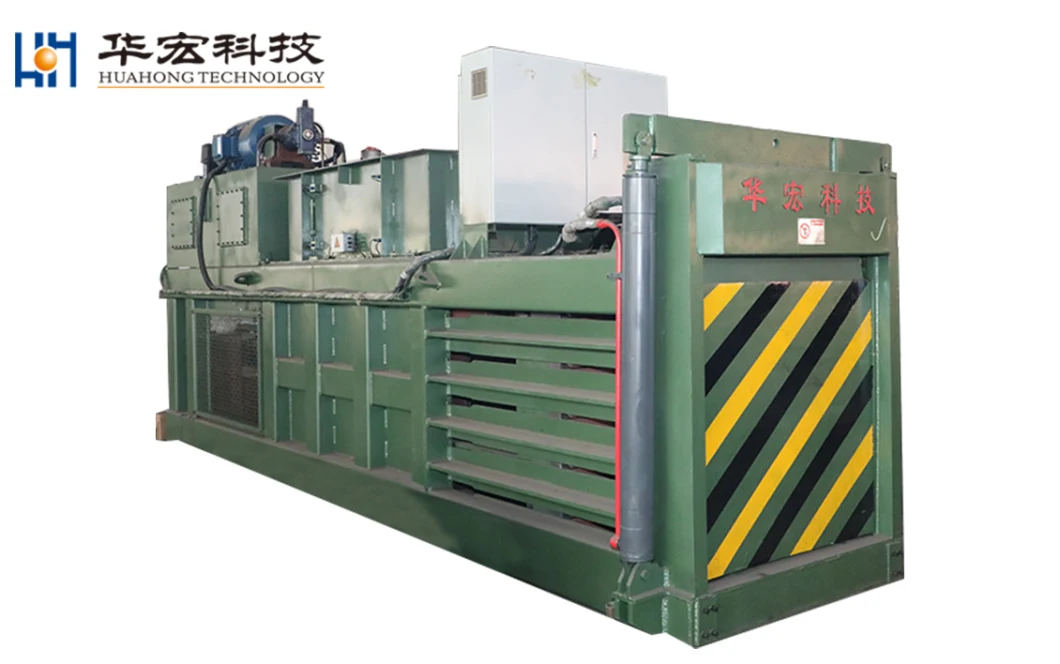 Hua Hong Plastic Recycling Equipment Hpm-160 Semi-Automatic Horizontal Non-Metal Baler