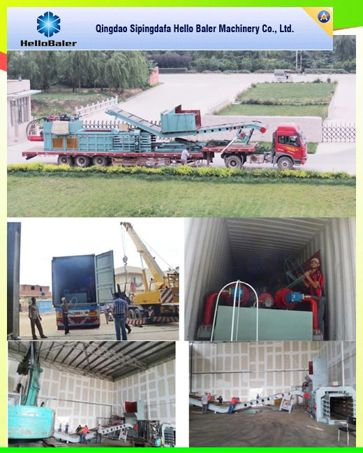 Vertical hydraulic waste paper, straw, cotton, textile, yarn pressing baler