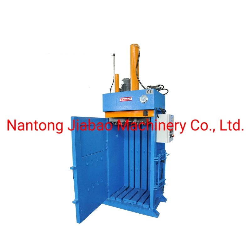 Vertical Small Baling Machine Fiber Baler with Baling Capacity of 4 to 6 Bales / Hour