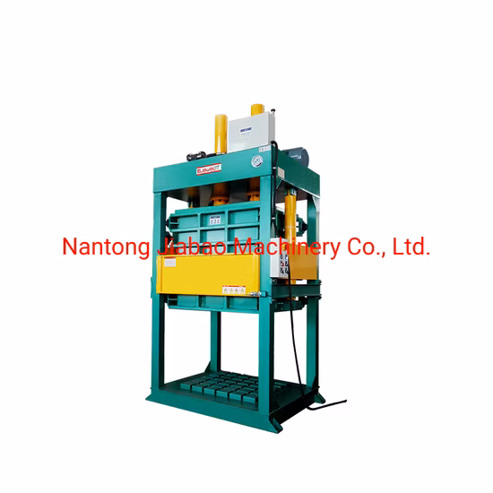 Máquina empacadora de ropa hidráulica vertical Máquina empacadora de ropa usada Máquina empacadora de ropa