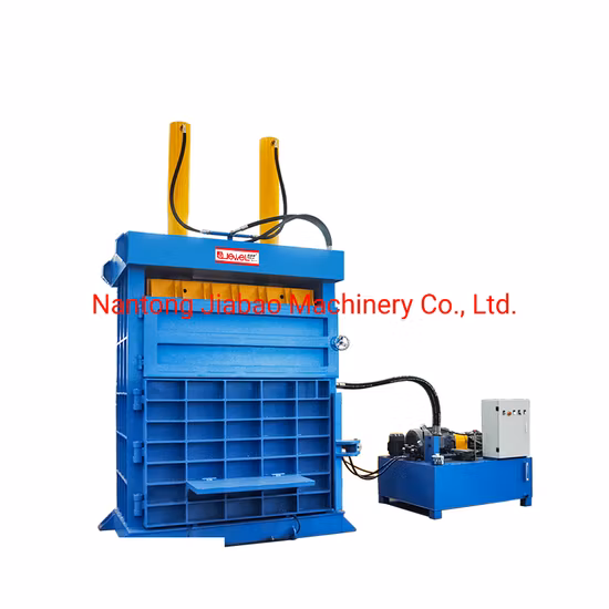 Empacadora de neumáticos hidráulica vertical con certificación CE de suministro de fábrica de la marca Jewel