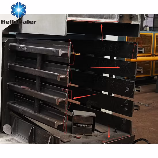 Papel de desecho horizontal Cartón Periódico Empaque Empacadora