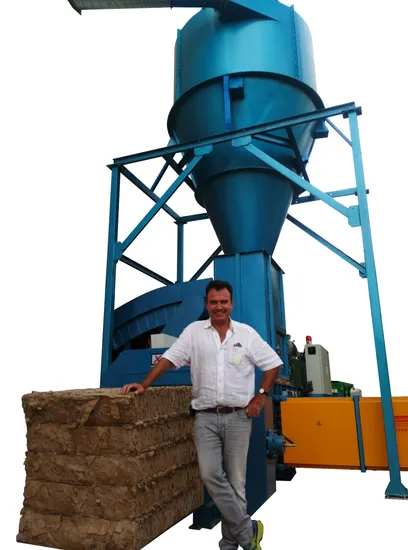 Prensa empacadora hidráulica para ropa y textiles